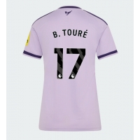 Camiseta Newcastle United Bazoumana Toure #17 Tercera Equipación Replica 2026-27 para mujer mangas cortas